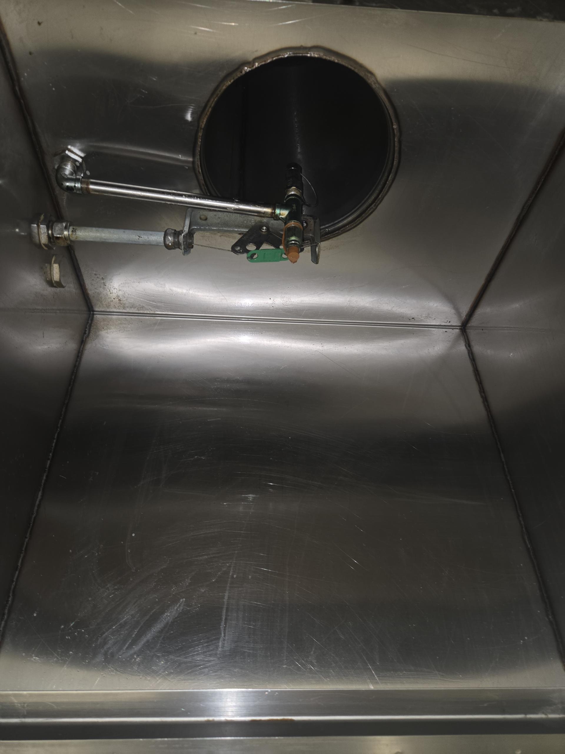 Commercial kitchen exhaust ductwork and hood system after professional degreasing service