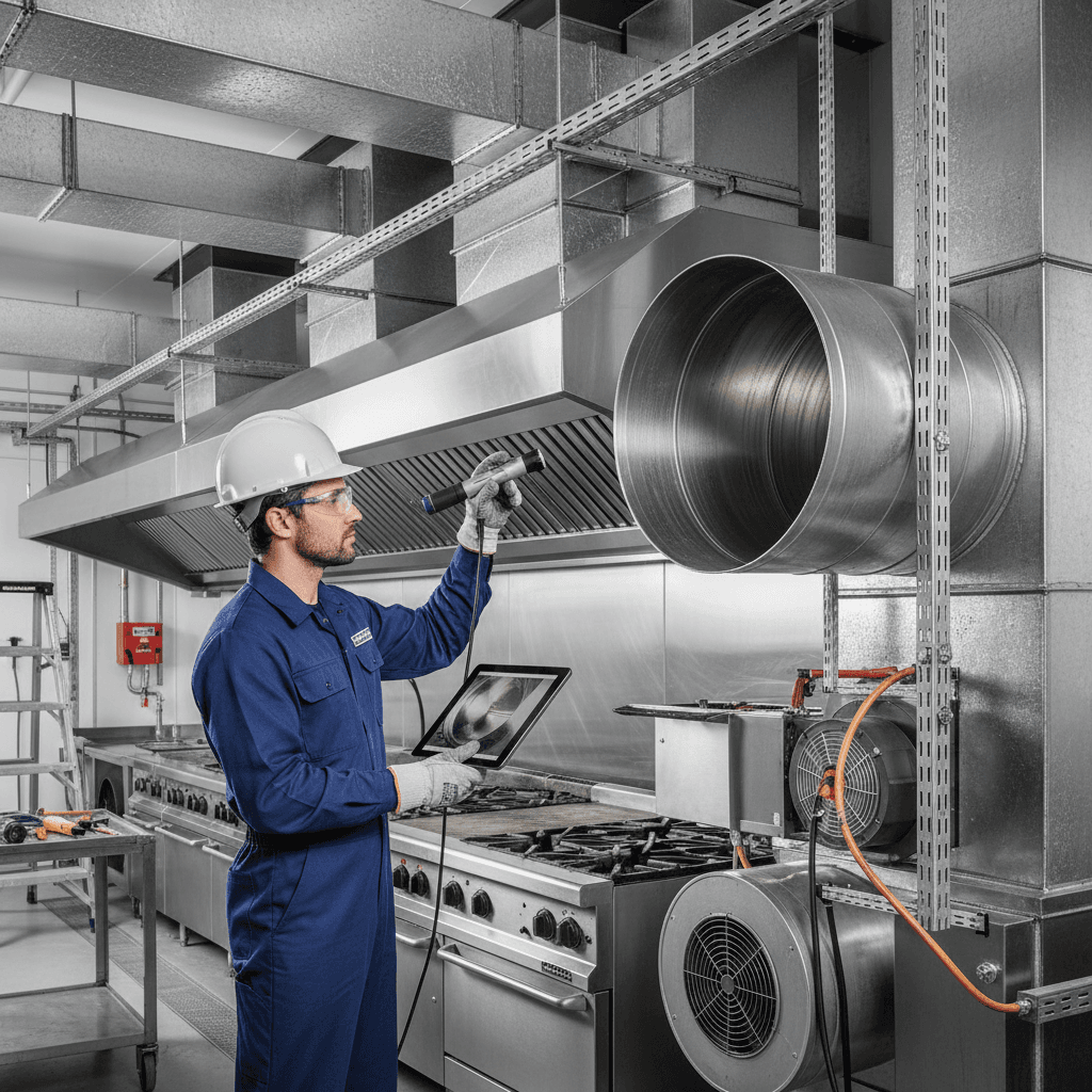 Exhaust system inspection